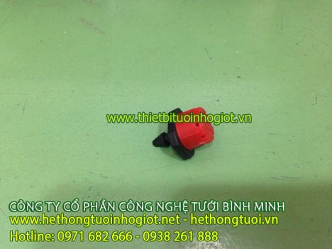Tưới nhỏ giọt 8 tia, tưới nhỏ giọt 8 tia có chân cắm, đầu nhỏ giọt điều chỉnh