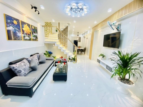 Nhà HXH ngủ nhà-4 Tầng-64m2-Hương Lộ 2-Bình Tân-Giá hơn 6 tỷ.