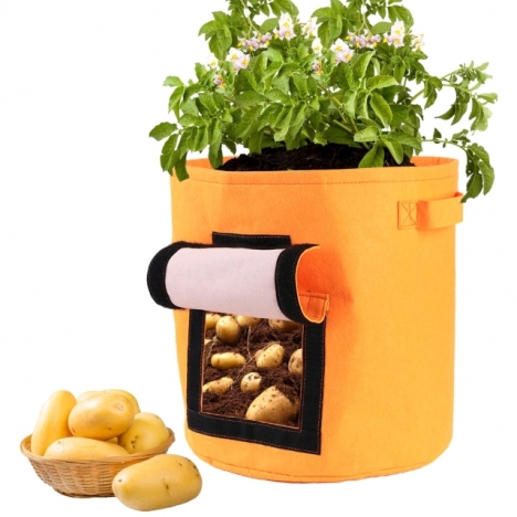 Túi vải xăm kim trồng cây, Nonwoven grow bag