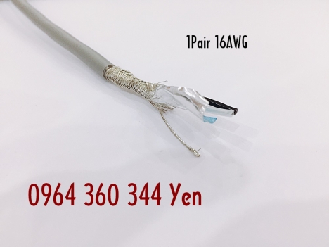 Cáp tín hiệu âm thanh AWG 1x2x1.0mm2 Altek Kabel