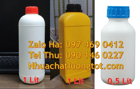 Chai 30ml đựng mẫu thử, bình nhựa 0.5 lít chai nhựa 50ml đựng nông dược chai 100ml nắp xé, Chai 500