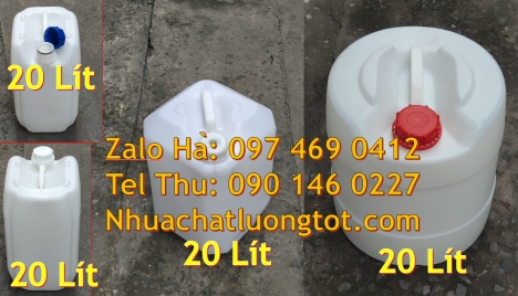 can 20l dày, can 25l xanh Can gía sỉ Can nhựa 30 lít đựng thuốc thú y can 20l giá rẻ can 25l trắn