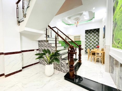 H6M P.THỚI AN, GẦN UBND 12 - 4 TẦNG, TẶNG NỘI THẤT CAO CẤP.