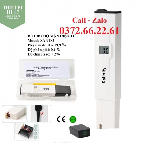 Bút đo độ mặn chuyên dụng chính xác hàng sẵn