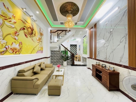 NHÀ ĐẸP H6M P.THỚI AN, GẦN UBND 12 - 4 TẦNG, XEM LÀ MÊ.