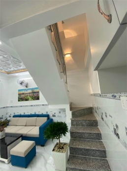 HOT - NHÀ MỚI XINH 3 TẦNG FULL NỘI THẤT CHỈ HƠN 1 TỶ - HUỲNH TẤN PHÁT - NHÀ BÈ