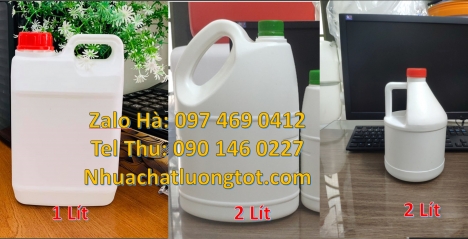 Can 0.5l vuông đựng thuốc trừ muỗi Can 1l vuông Can 2l tròn, can 4l vòi nhấn đựng nước rửa chén, c