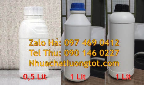 Chai 30ml đựng mẫu thử, bình nhựa 0.5 lít chai nhựa 50ml đựng nông dược chai 100ml nắp xé, Chai 500