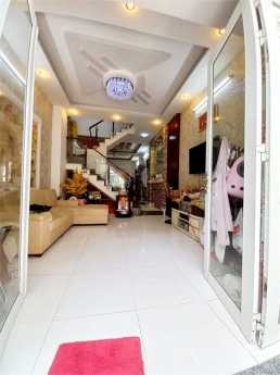 NHÀ PHỐ PHONG CÁCH BIỆT THỰ NHỈNH 4 TỶ - HUỲNH TẤN PHÁT - NHÀ BÈ