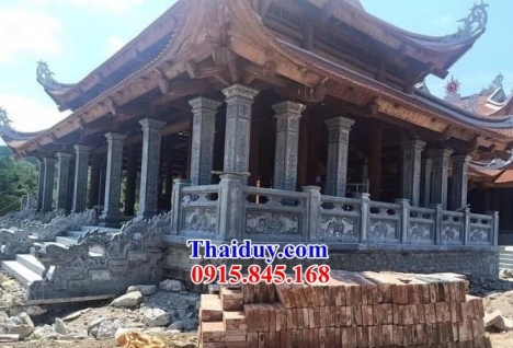 021++ cà mau bán lan can đình chùa bằng đá đẹp