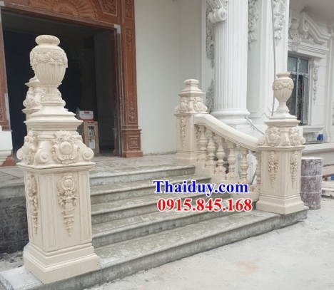 021++ cà mau bán lan can đình chùa bằng đá đẹp