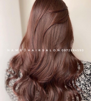 Làm Màu Đỏ Tím Ở Đâu Đẹp Giá Rẻ Hoài Đức- Nam Đỗ Hair Salon