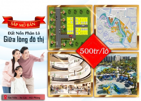 bán đất Vị trí xã Tân Viên- An Lão -Hải Phòng.Kế bên là trung tâm thương mại mua sắm,khu vui chơi
