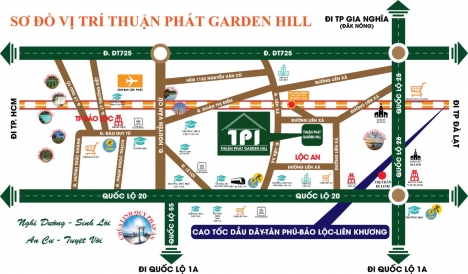 SIÊU DỰ ÁN - GIÁ CỰC RẺ - ĐẤT NỀN NGHỈ DƯỠNG GARDEN HILL LỘC AN BẢO LỘC