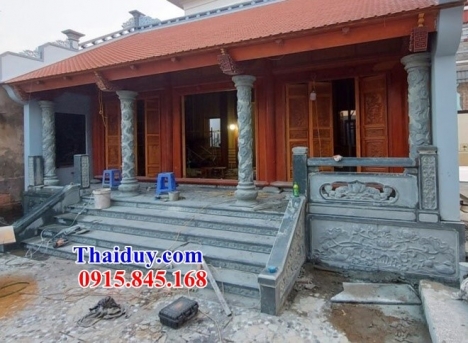 021++ cà mau bán lan can đình chùa bằng đá đẹp