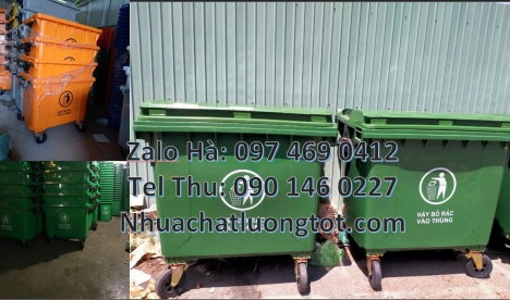 Xe gom rác 660l 3 bánh đúc, xe thu gom rác, xe chở rác bánh hơi, Xe tải thu gom rác, báo giá xe đẩy