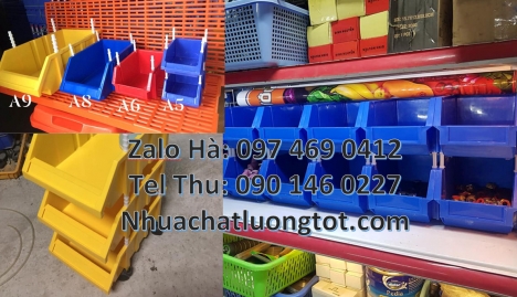 Kệ nhựa A5, khay nhựa A6, hộp nhựa A8 khay đựng ốc vít, kệ trung, kệ đại khay đựng đồ nghề, Địa ch