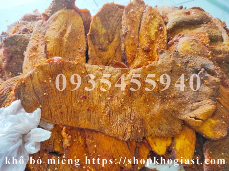 Sỉ lẻ khô bò miếng Nhật Hưng