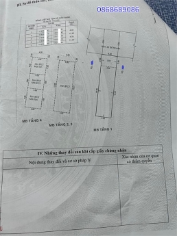 Bán nhà mặt tiền 30 Đỗ Nhuận, Sơn Kỳ, Tân Phú – 64m2, 4 tầng, chỉ 9 tỷ.