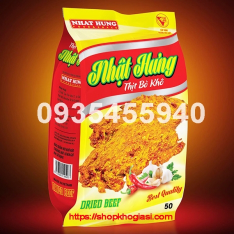 Sỉ lẻ khô bò miếng Nhật Hưng