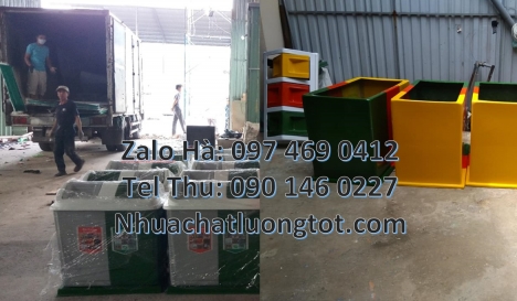 Thùng rác 2 ngăn 40L uy tín, thùng rác đạp chân 2 ngăn, Thùng rác nhựa nắp lật bộ 3, Thùng Rác 2 Ngă