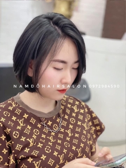 Uốn Tóc Ngắn Mái Lệch Ở Đâu Đẹp Giá Rẻ Hoài Đức - Nam Đỗ Hair Salon