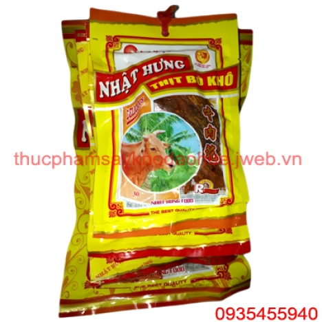 Sỉ lẻ khô bò miếng Nhật Hưng
