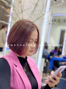 Uốn Phục Hồi Tóc Ngang Vai Ở Đâu Đẹp Uy Tín Giá Rẻ Hoài Đức - Nam Đỗ Hair Salon