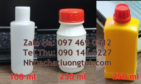Chai nhựa đựng thuốc thú y chai nhựa đựng thuốc thủy sản chai nhựa đựng nông dược Chai 30ml đựng