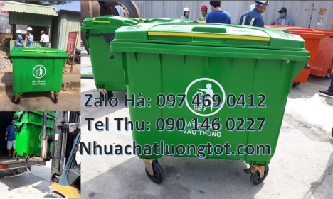 Xe gom rác 660l 3 bánh đúc, xe thu gom rác, xe chở rác bánh hơi, Xe tải thu gom rác, báo giá xe đẩy