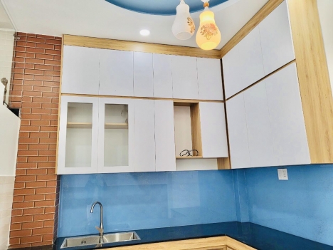 Nhà mới xây 100%, 1 trệt, 2 lầu, sân thượng trước và sau. Khu Nam Cường ngay Cầu vượt Gò Dưa QL!A