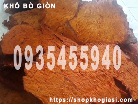 Sỉ lẻ khô bò miếng Nhật Hưng