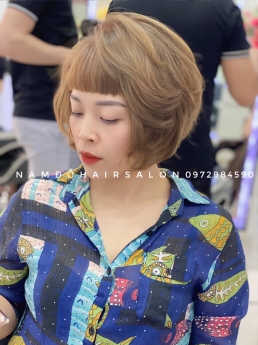 Uốn Tóc Ngắn Mái Lệch Ở Đâu Đẹp Giá Rẻ Hoài Đức - Nam Đỗ Hair Salon