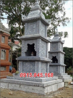 24* THÁP MỘ BẰNG ĐÁ ĐẸP ĐỂ TRO CỐT – BA MÁ