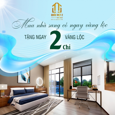 THIẾT KẾ CHUẨN CHÂU ÂU, SANG TRỌNG - KHU DÂN CƯ QUỐC VIỆT 2