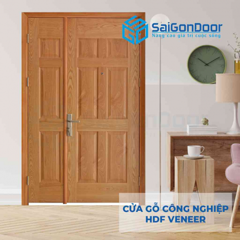 Những ưu điểm của cửa gỗ công nghiệp HDF Veneer