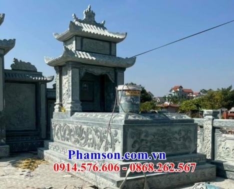 29* mẫu mộ hai mái bằng đá hậu giang