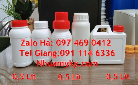 Chai 30ml đựng mẫu thử, bình nhựa 0.5 lít chai nhựa 50ml đựng nông dược chai 100ml nắp xé Chai 500