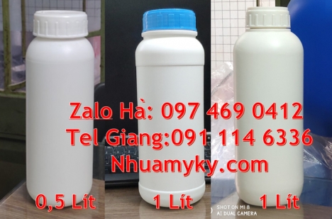 Chai 30ml đựng mẫu thử, bình nhựa 0.5 lít chai nhựa 50ml đựng nông dược chai 100ml nắp xé Chai 500
