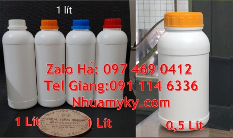 Chai 30ml đựng mẫu thử, bình nhựa 0.5 lít chai nhựa 50ml đựng nông dược chai 100ml nắp xé Chai 500