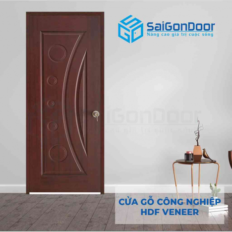 Những ưu điểm của cửa gỗ công nghiệp HDF Veneer
