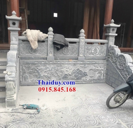 Mẫu hàng rào 04*đẹp bằng đá bán tường bao