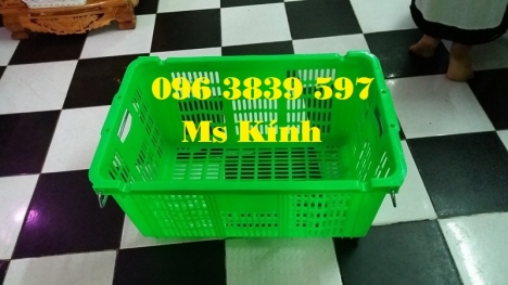 Sóng nhựa có quai sắt, sóng thanh long, sọt nhựa đựng trái cây siêu bền giá rẻ
