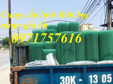 Lưới hàng rào B40 bọc nhựa