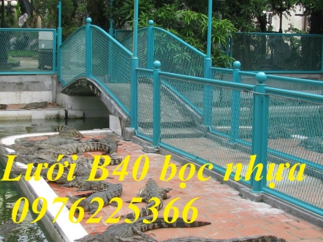 Lưới B40 bọc nhựa,lưới B40 mạ kẽm