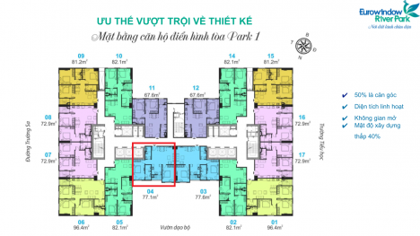 Nhỉnh 1,6 tỷ nhận nhà ở ngay căn 2PN-77m2 cách trung tâm Hà Nội 15p di chuyển