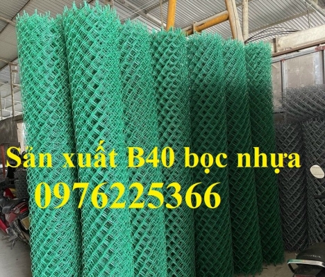 Lưới B40 bọc nhựa,lưới B40 mạ kẽm