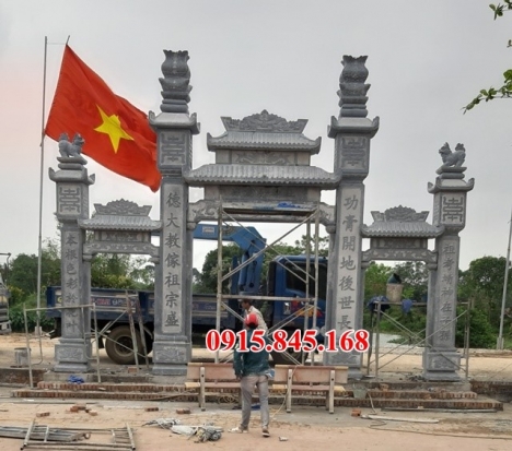 53* tuyên quang cổng đá từ đường đẹp