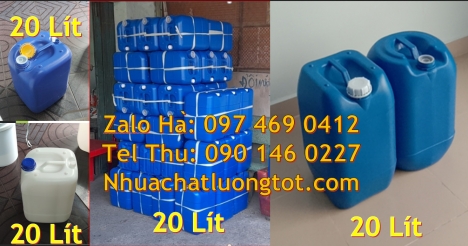 can 25l xanh Can nhựa 30 lít đựng phân bón can 20l giá rẻ can 25l trắng can 20 lít đựng axit, can