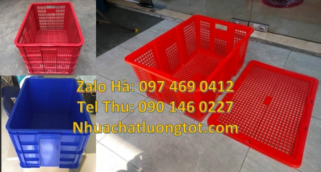 Thùng Nhựa Đặc Có Nắp, Sóng nhựa 26 bánh xe Thùng nhựa Sóng nhựa bít 1T5 Sóng nhựa hở 3T9, Sọt Nh